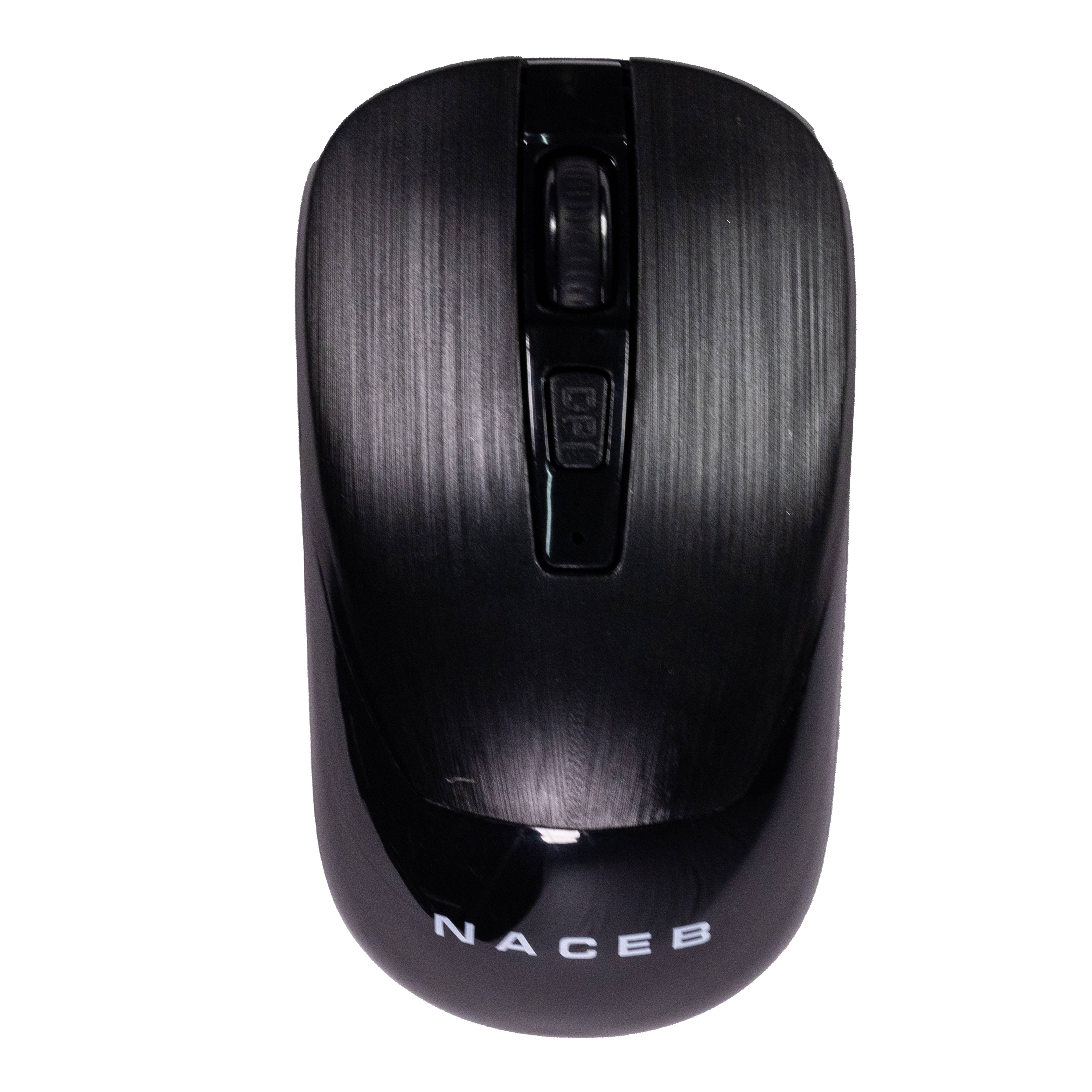 Naceb Mouse Inal 2.4G Negro NA-0137N - Naceb Mouse Inal 2.4G Negro NA-0137N -